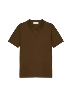 Montagut Polos Et T-Shirts-Polo en coton avec logo - Richie 83-Kaki