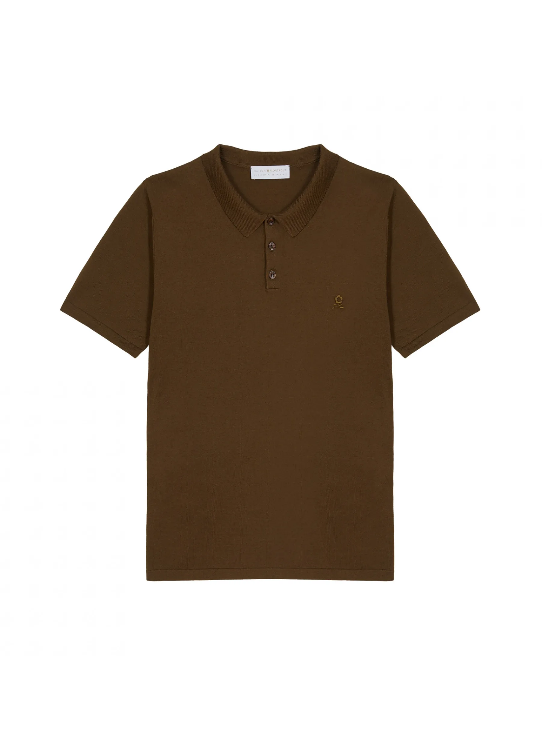 Montagut Polos Et T-Shirts-Polo en coton avec logo - Richie 83-Kaki