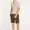 Montagut Polos Et T-Shirts-Polo en coton et laine mérinos - Loup 13-Beige moyen