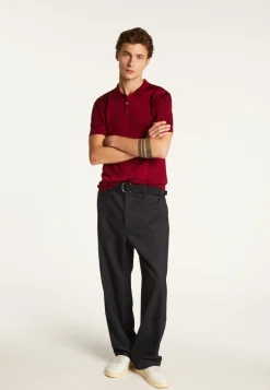 Montagut Polos Et T-Shirts-Polo en fil lumière - Babar 51-Bordeaux