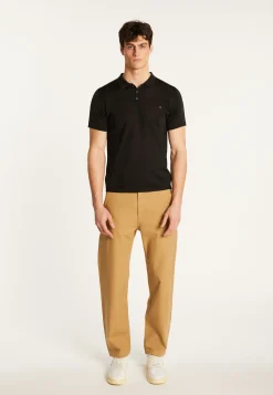 Montagut Polos Et T-Shirts-Polo en fil lumière - Babar 01-Noir