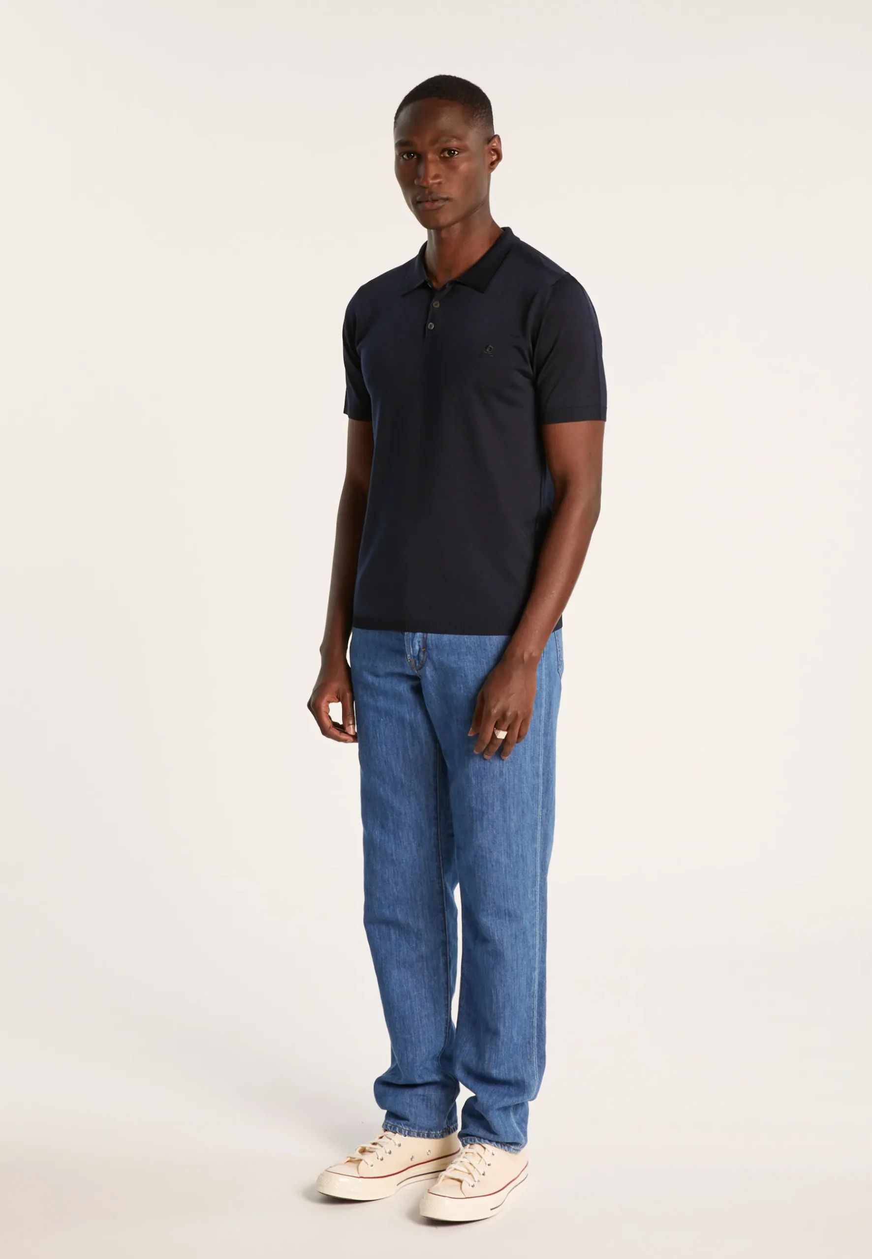 Montagut Polos Et T-Shirts-Polo en Fil Lumière - Babar 05-Bleu marine