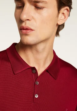 Montagut Polos Et T-Shirts-Polo en fil lumière - Babar 51-Bordeaux