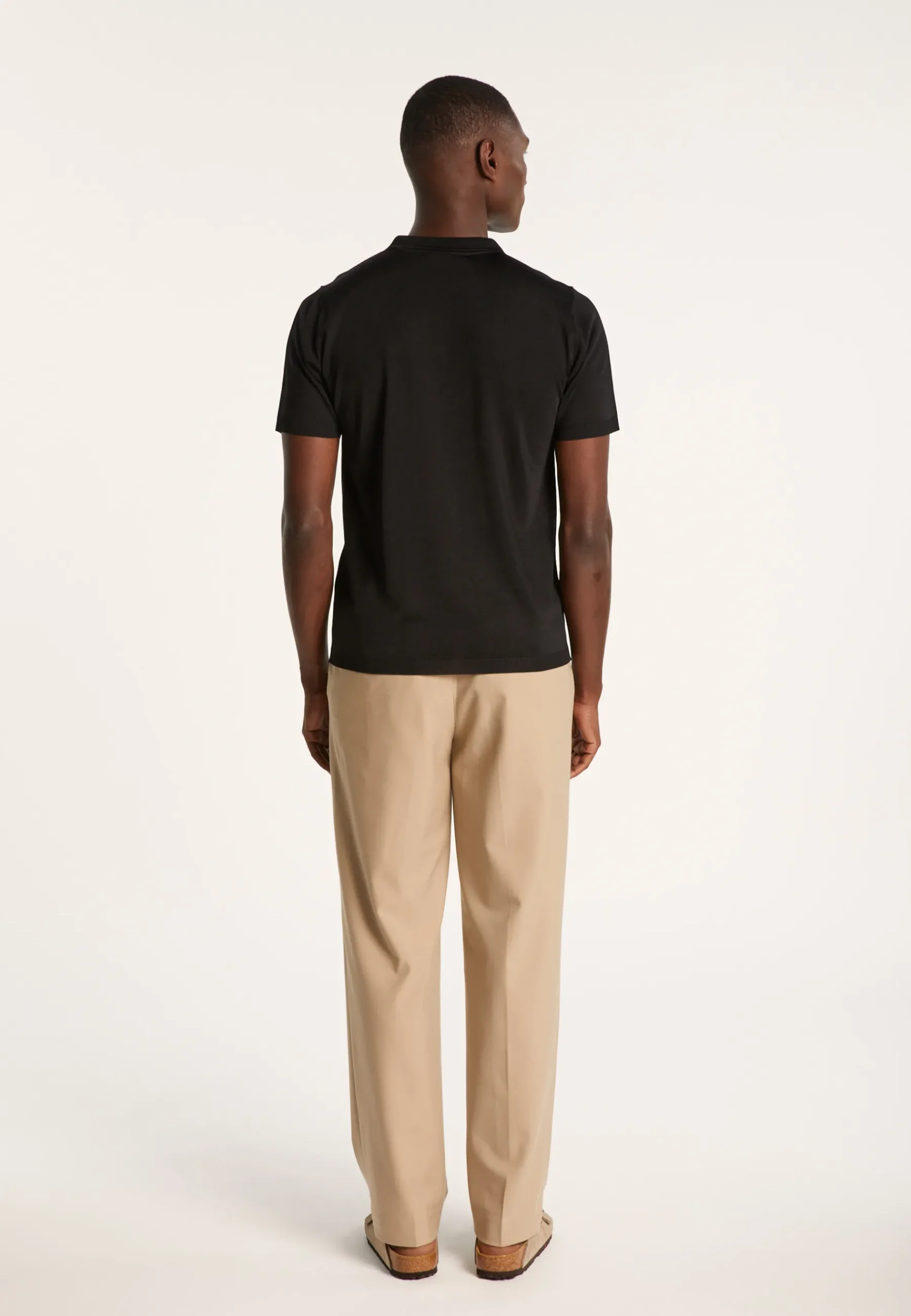 Montagut Polos Et T-Shirts-Polo en Fil Lumière - Babar 01-Noir