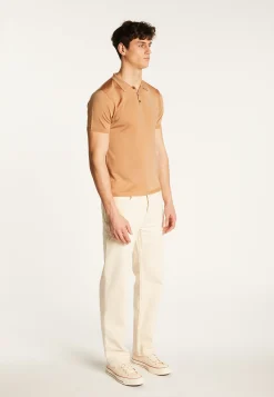 Montagut Polos Et T-Shirts-Polo en fil lumière - Babar 88-Camel