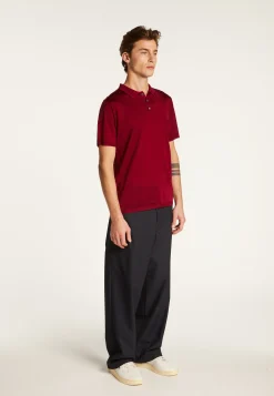 Montagut Polos Et T-Shirts-Polo en fil lumière - Babar 51-Bordeaux