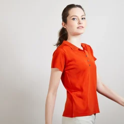 Montagut Chemisiers Et Polos-Polo en Fil Lumière - Bilbo 15-Orange