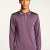 Montagut Polos Et T-Shirts-Polo en Fil Lumière - Boris 96-Prune
