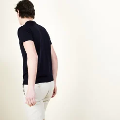 Montagut Polos Et T-Shirts-Polo en Fil Lumière à flèches - Billy 05-Bleu marine