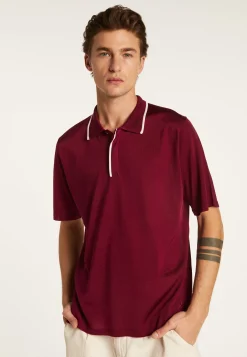 Montagut Le Fil Lumière®-Polo en fil lumière - Malcom 51-Bordeaux
