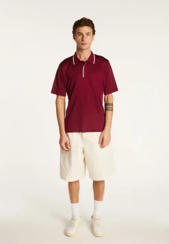 Montagut Le Fil Lumière®-Polo en fil lumière - Malcom 51-Bordeaux