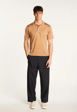 Montagut Le Fil Lumière®-Polo en fil lumière - Malcom 88-Camel