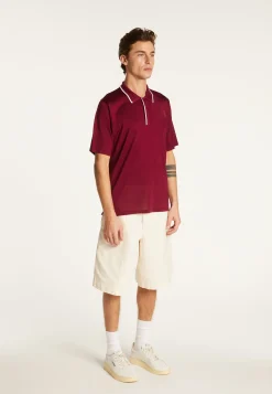 Montagut Le Fil Lumière®-Polo en fil lumière - Malcom 51-Bordeaux