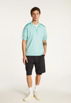 Montagut Polos Et T-Shirts-Polo en fil lumière - Manolo 23-Vert clair