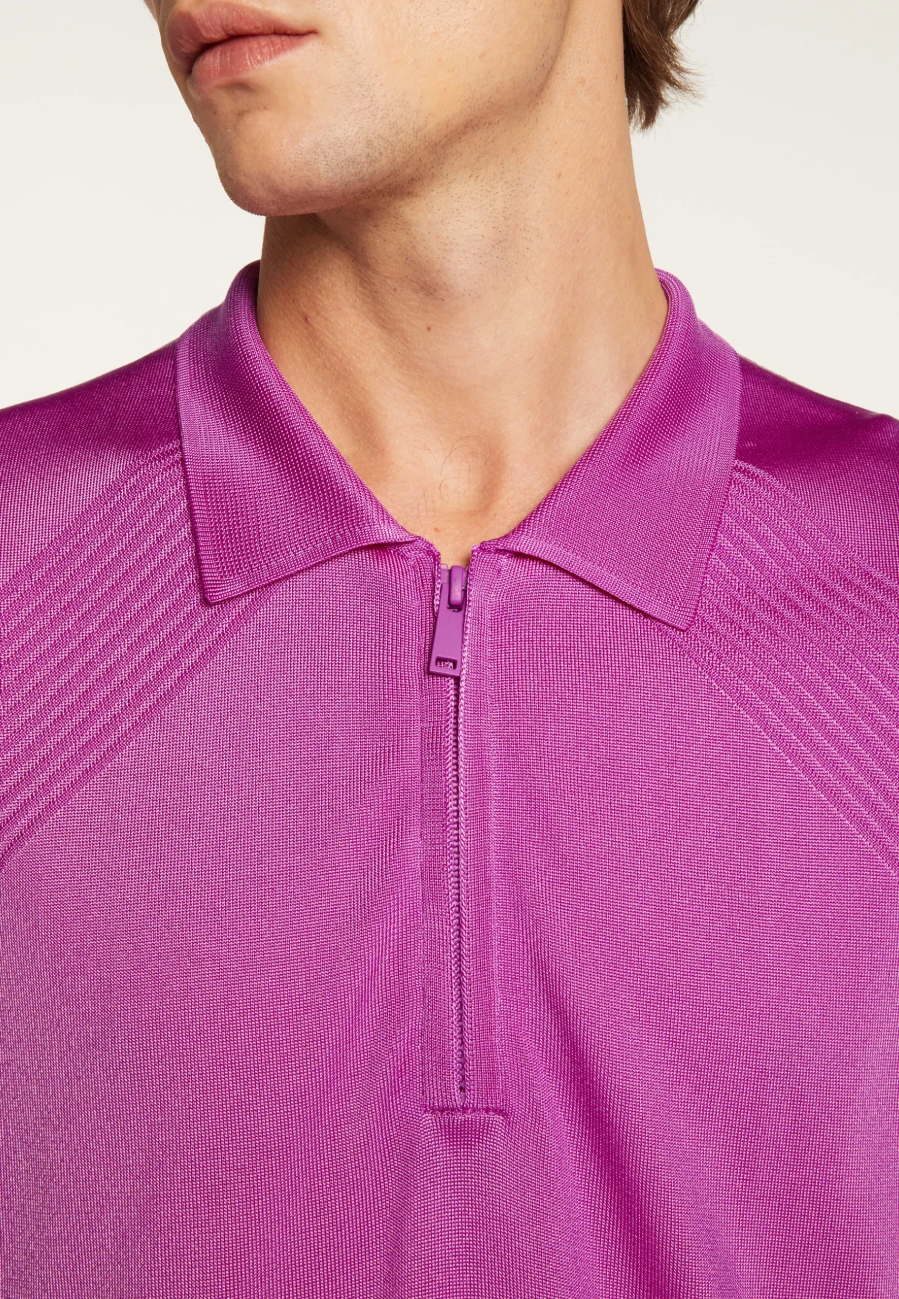 Montagut Polos Et T-Shirts-Polo en fil lumière - Manolo 16-Violet clair