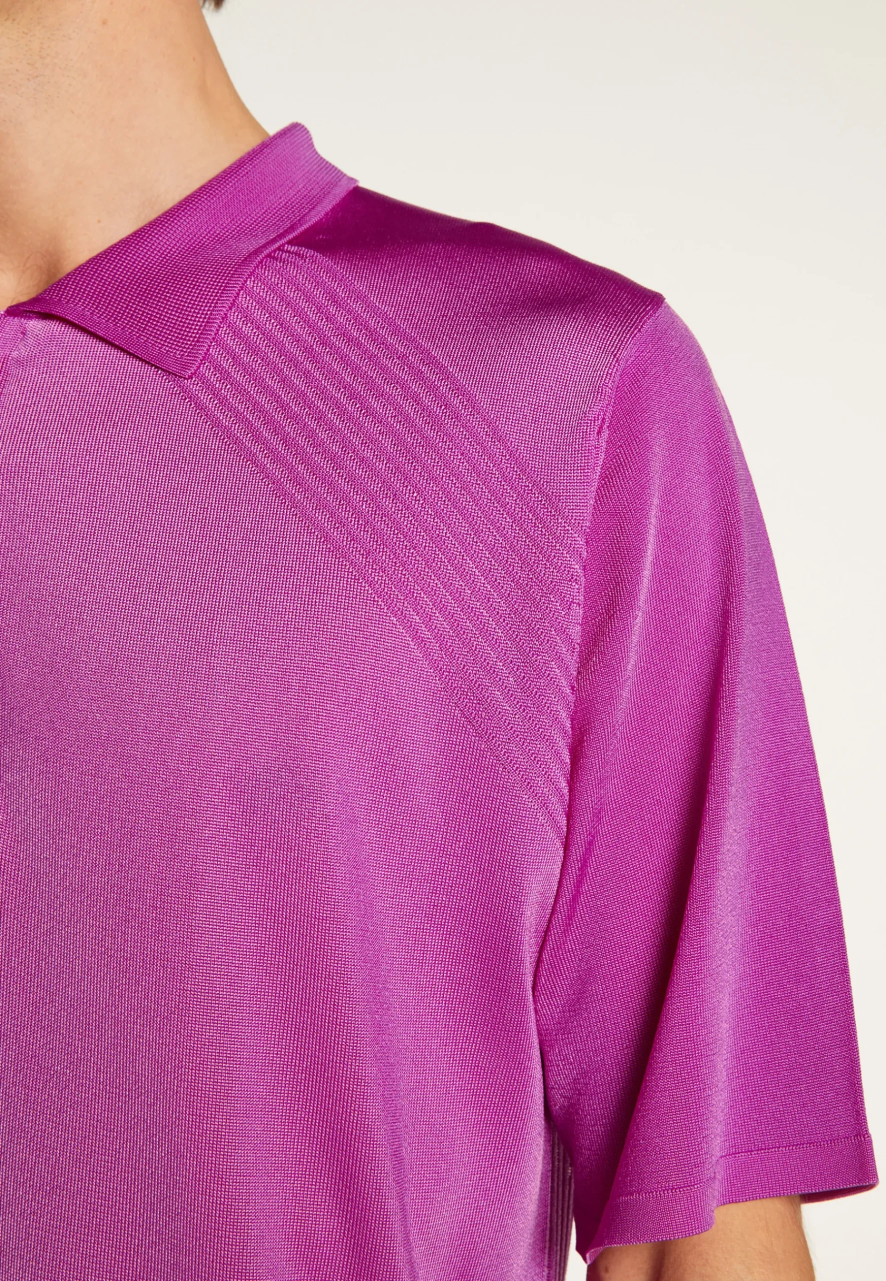 Montagut Polos Et T-Shirts-Polo en fil lumière - Manolo 16-Violet clair