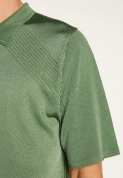 Montagut Polos Et T-Shirts-Polo en fil lumière - Manolo 83-Kaki
