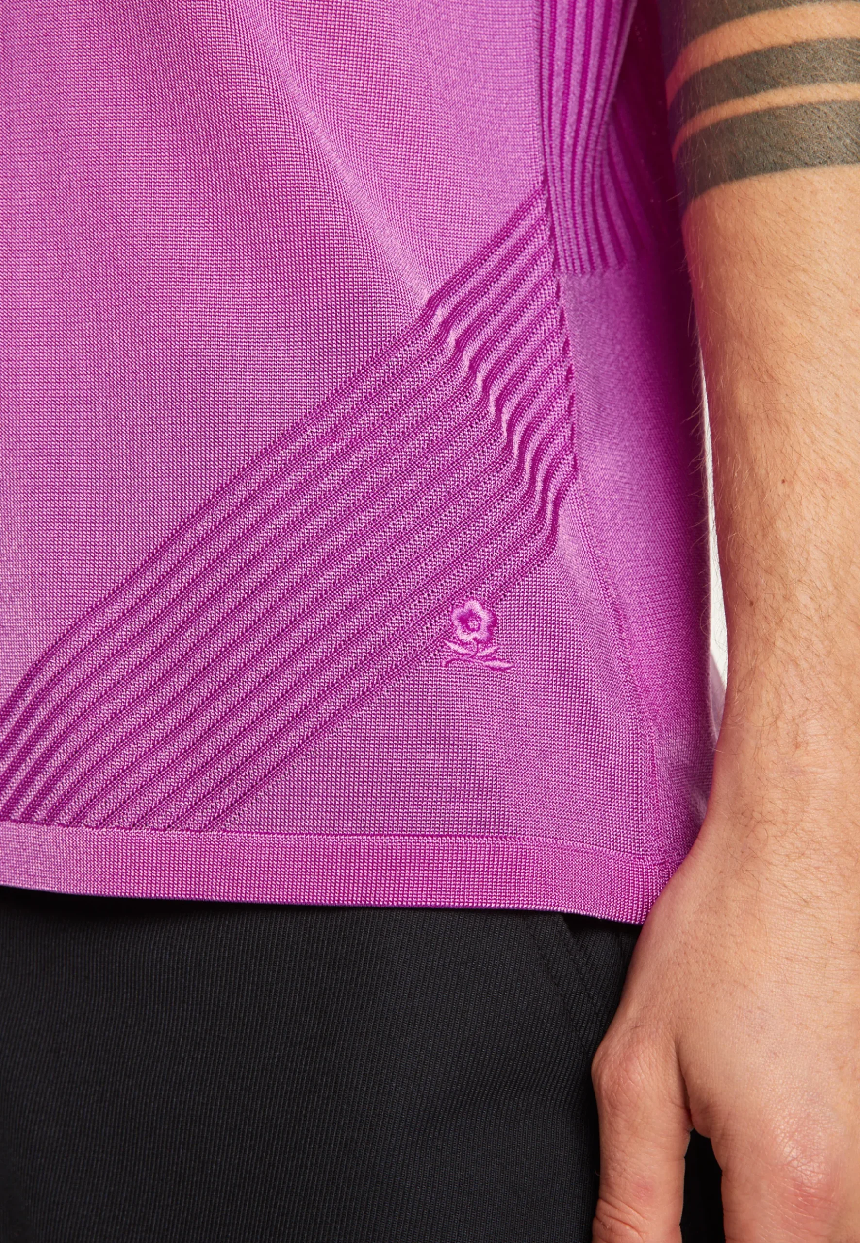 Montagut Polos Et T-Shirts-Polo en fil lumière - Manolo 16-Violet clair