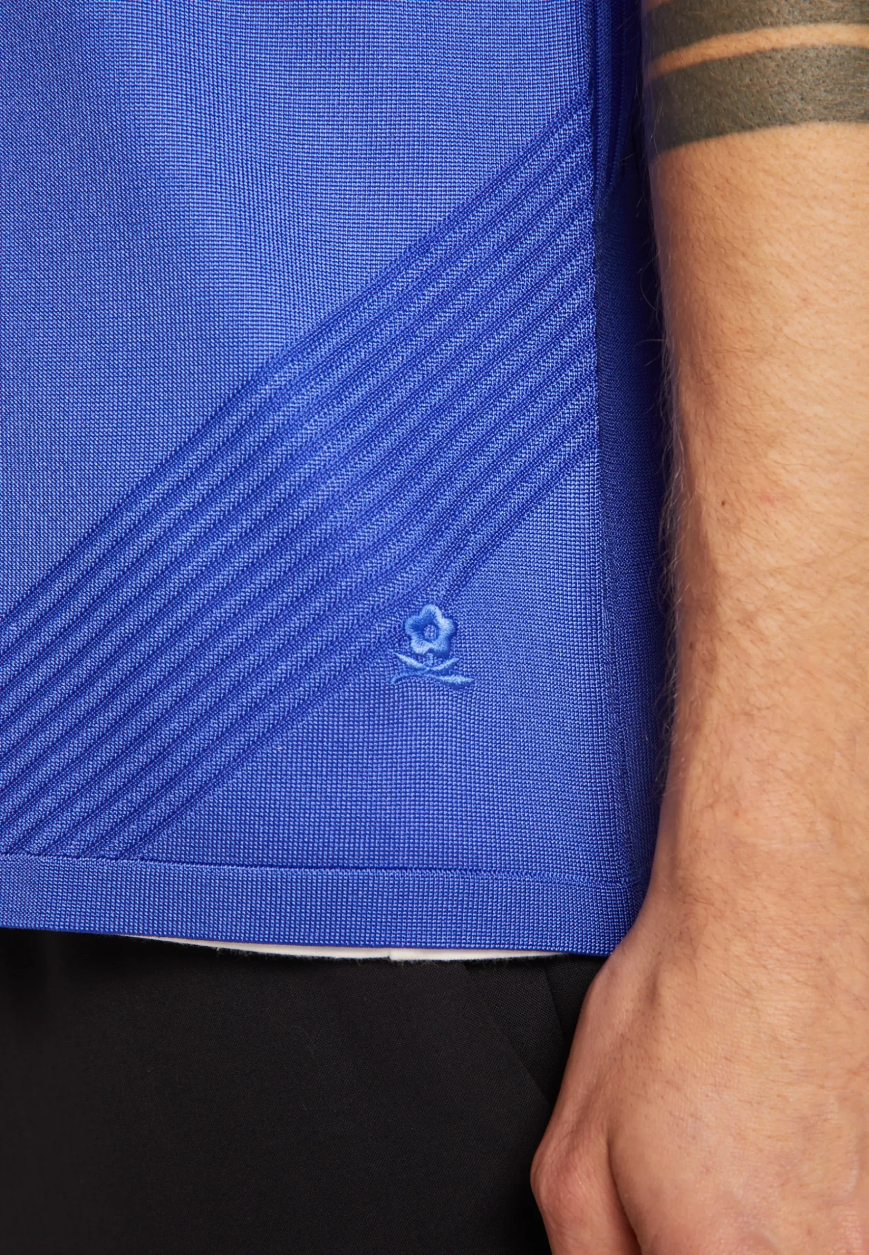 Montagut Polos Et T-Shirts-Polo en fil lumière - Manolo 48-Bleu roi