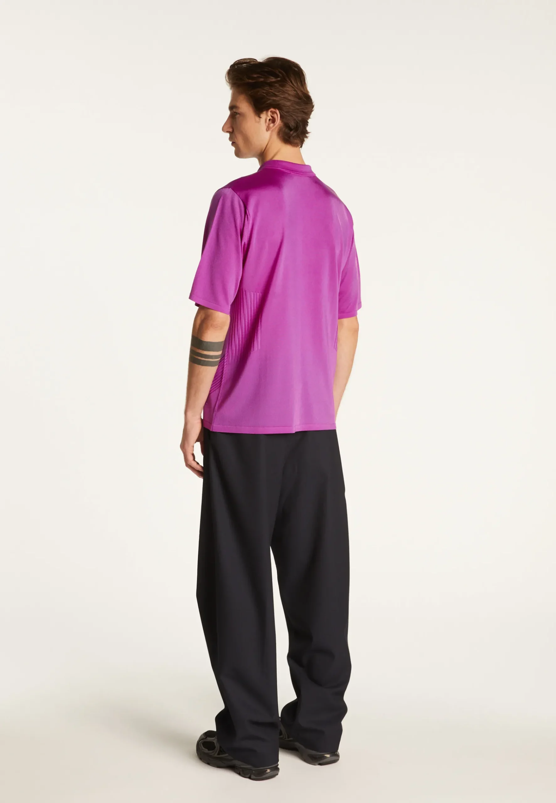 Montagut Polos Et T-Shirts-Polo en fil lumière - Manolo 16-Violet clair