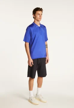 Montagut Polos Et T-Shirts-Polo en fil lumière - Manolo 48-Bleu roi
