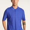 Montagut Le Fil Lumière®-Polo en fil lumière - Matt 48-Bleu roi