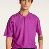 Montagut Le Fil Lumière®-Polo en fil lumière - Matt 16-Violet clair