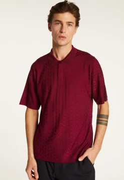 Montagut Le Fil Lumière®-Polo en fil lumière - Matt 51-Bordeaux