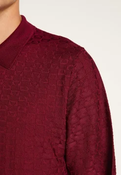 Montagut Le Fil Lumière®-Polo en fil lumière - Matt 51-Bordeaux
