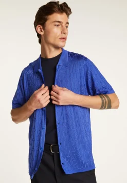 Montagut Le Fil Lumière®-Polo en fil lumière - Matthew 48-Bleu roi