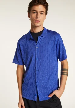 Montagut Le Fil Lumière®-Polo en fil lumière - Matthew 48-Bleu roi