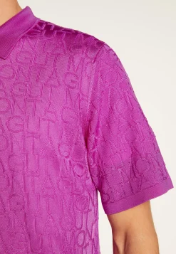 Montagut Le Fil Lumière®-Polo en fil lumière - Matthew 16-Violet clair