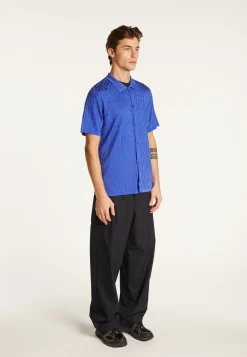 Montagut Le Fil Lumière®-Polo en fil lumière - Matthew 48-Bleu roi