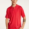Montagut Polos Et T-Shirts-Polo en fil lumière - Milan 19-Rouge clair