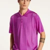 Montagut Polos Et T-Shirts-Polo en fil lumière - Milan 16-Violet clair