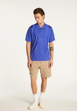 Montagut Polos Et T-Shirts-Polo en fil lumière - Milan 48-Bleu roi