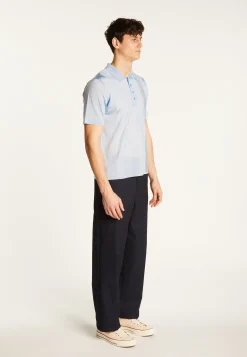 Montagut Polos Et T-Shirts-Polo en fil lumière - Milan 77-Bleu ciel