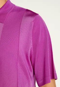 Montagut Polos Et T-Shirts-Polo en fil lumière - Milan 16-Violet clair