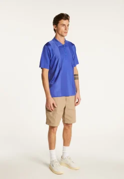 Montagut Polos Et T-Shirts-Polo en fil lumière - Milan 48-Bleu roi