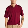 Montagut Le Fil Lumière®-Polo en fil lumière - Milo 51-Bordeaux