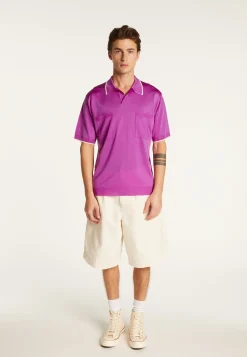 Montagut Le Fil Lumière®-Polo en fil lumière - Milo 16-Violet clair