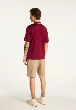 Montagut Le Fil Lumière®-Polo en fil lumière - Milo 51-Bordeaux