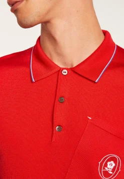 Montagut Le Fil Lumière®-Polo en Fil Lumière - Oxmo Puccino 52-Rouge