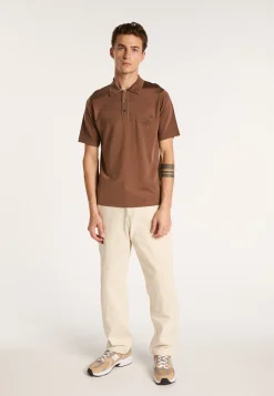 Montagut Polos Et T-Shirts-Polo en Fil Lumière - Vadim 07-Marron
