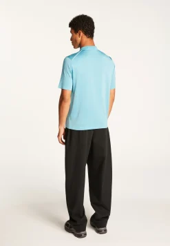 Montagut Polos Et T-Shirts-Polo en Fil Lumière - Vadim 04-Bleu clair
