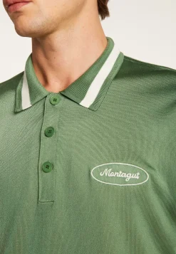 Montagut Le Fil Lumière®-Polo en fil lumière et rayures - Montmartre 83-Kaki