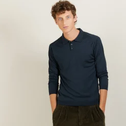 Montagut Polos Et T-Shirts-Polo en laine et soie - Bartev 10-Gris foncé