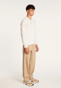 Montagut Polos Et T-Shirts-Polo en laine et soie - Bartev 82-Ecru