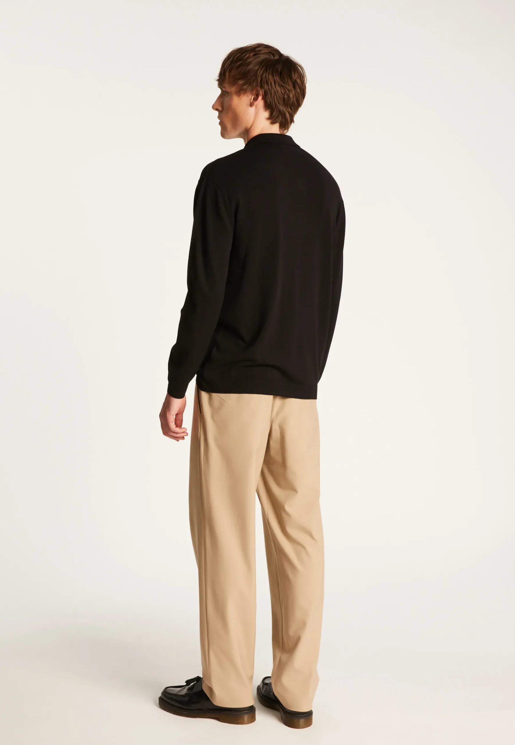 Montagut Pulls-Polo en laine mélangée - Thibaud 01-Noir
