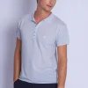 Montagut Le Fil Lumière®-Polo fantaisie Fil Lumière - Baldwin 11-Gris clair